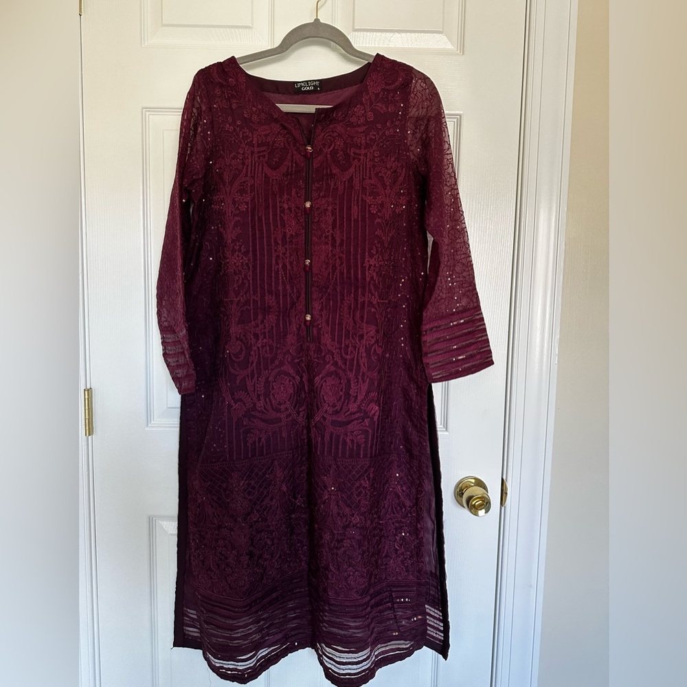 Limelight sequin embroidered shirt